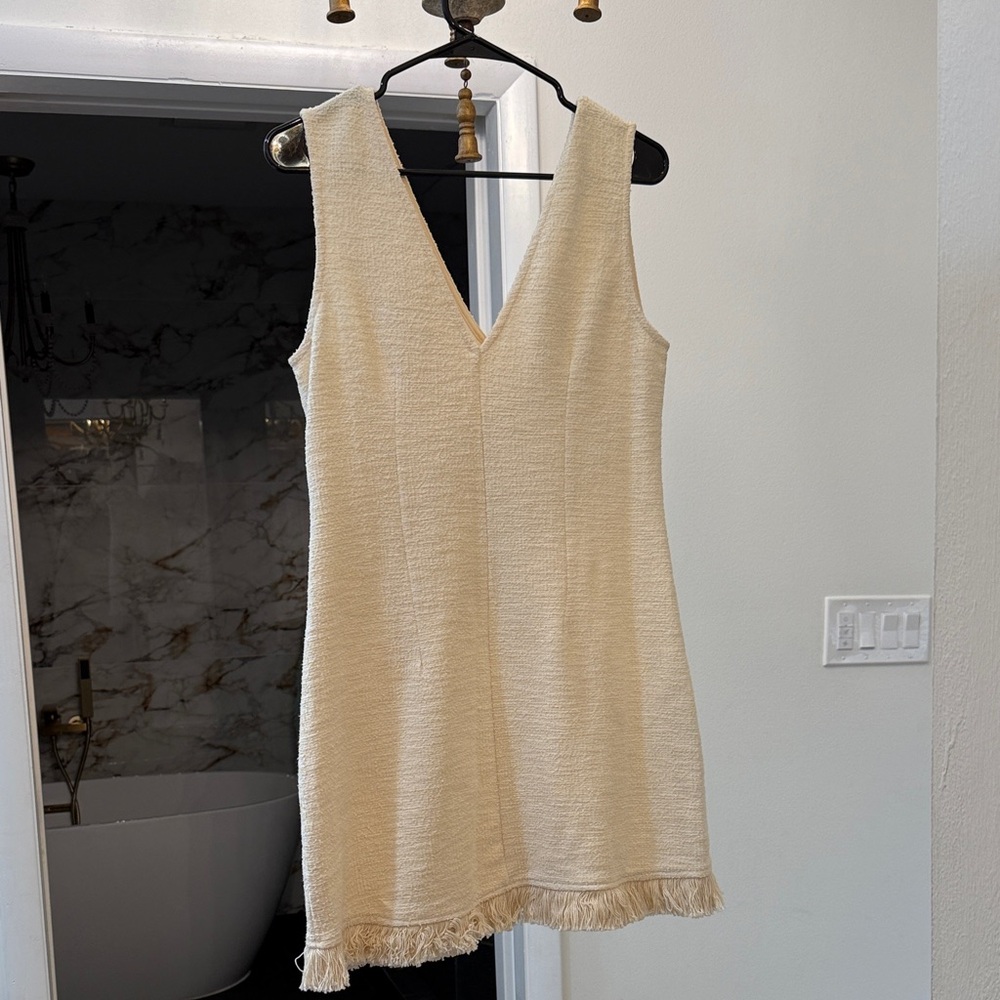 H&M Cream Mini Dress